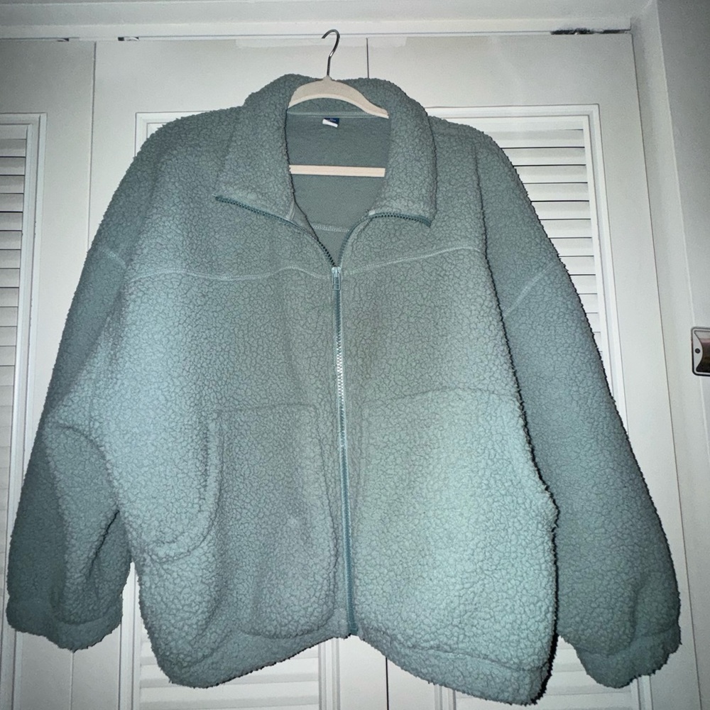 Old navy Sherpa zip up fleece